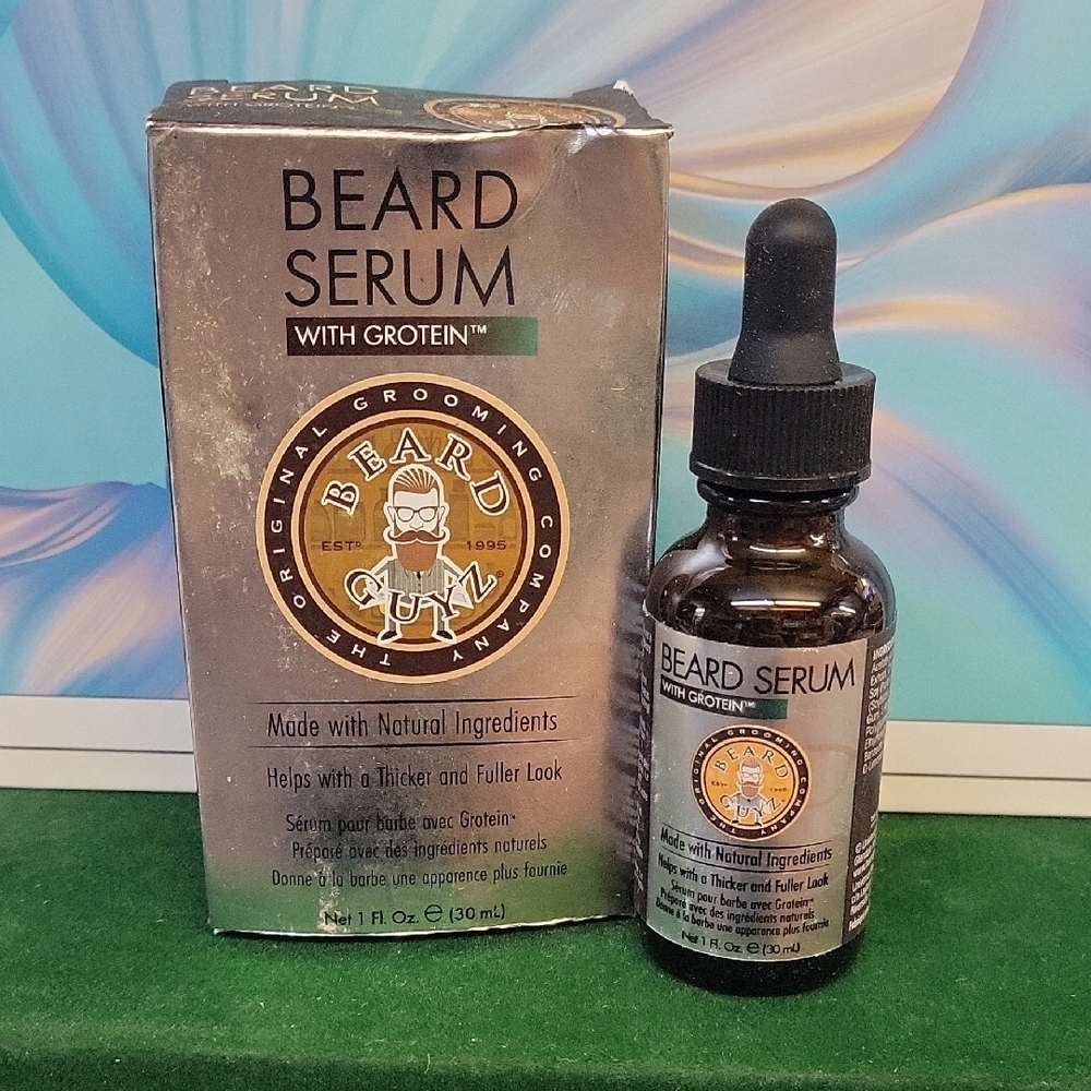 Beard Serum with Grotein New 30ml Dropper Bottle New In Box